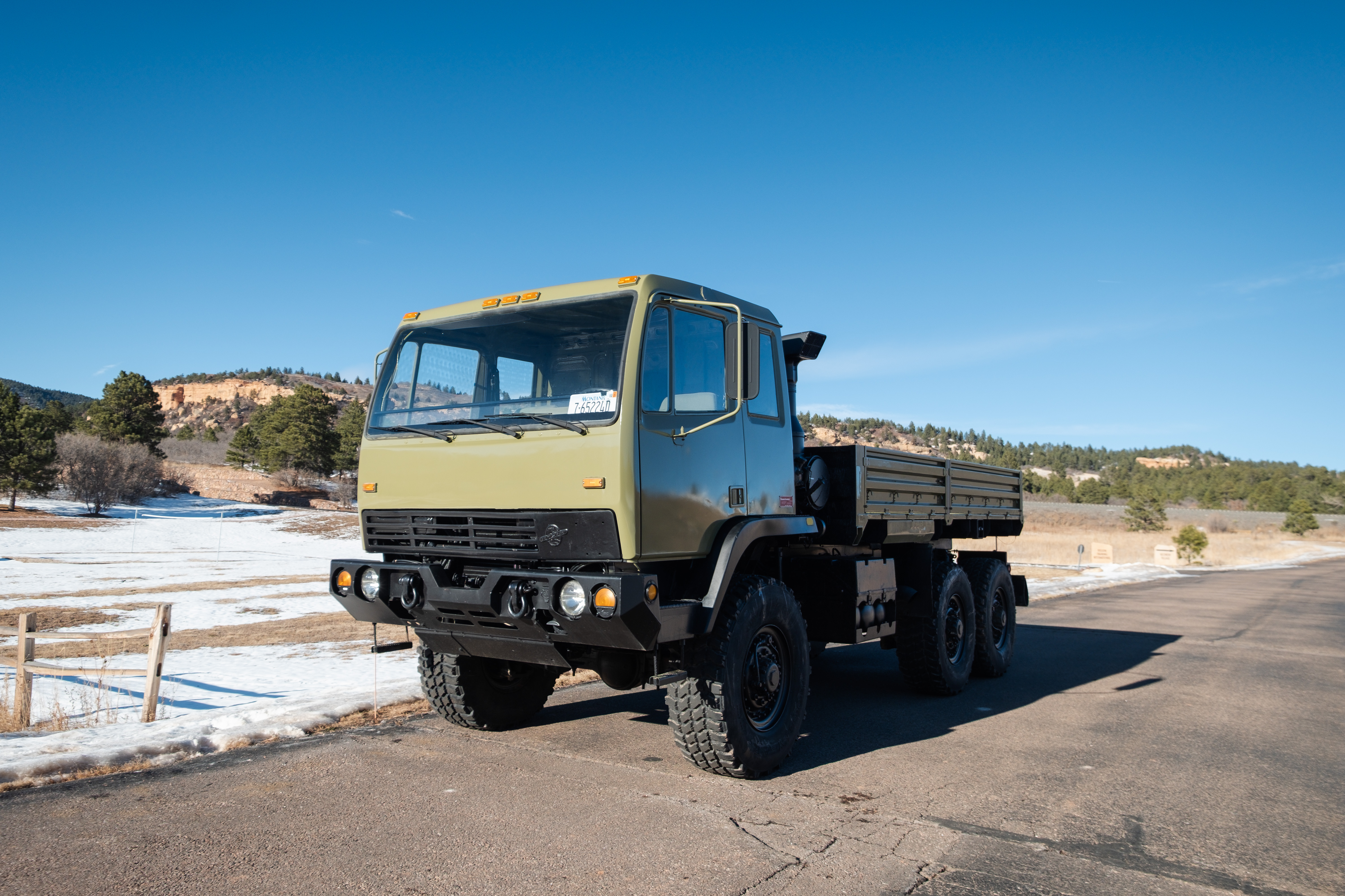 2002 Stewart & Stevenson M1083A1 MTV 6x6 Cargo Truck